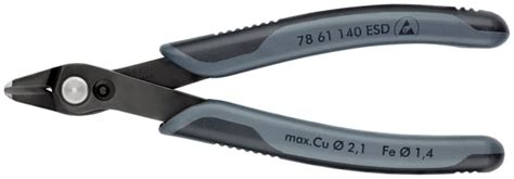 78 61 140 ESD Knipex | Knipex Super Knips® Without Bevel ESD Safe Side ...