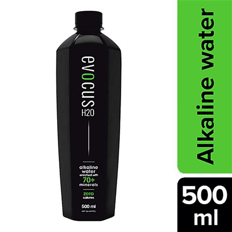 Buy evocus Black Alkaline Water - 8+ Ph, Enriched With Essential ...
