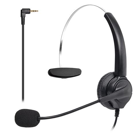 Telephone Headset 2.5mm Headset with Noise Cancelling Mic & Quick ...