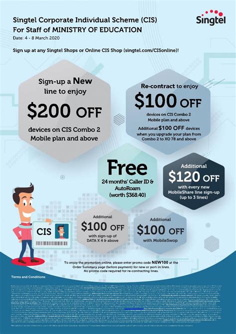Singtel Corporate Individual Scheme (CIS) Promotions | Ministry of ...