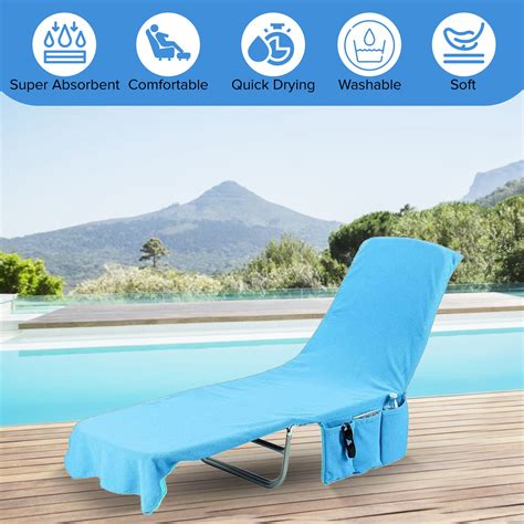 Pool chair on sale towel covers