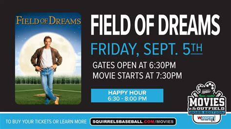 Movies in the Outfield: Field of Dreams, 3001 N Arthur Ashe Boulevard ...