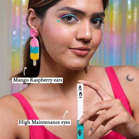 Green Eyeliner + Icecream Earrings combo ( High on icecream) – Elitty Store