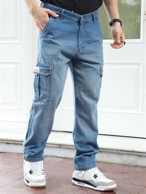 Men's Denim Cargo Pants – Rugged & Stylish | Jimmy Luxury