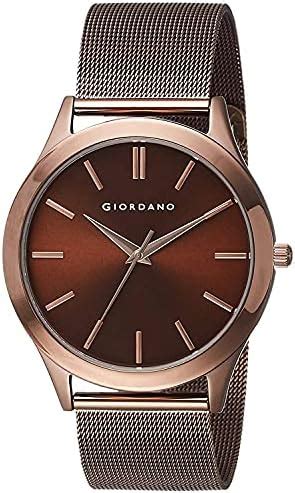 Giordano Wired Collection Analog Watch for Man with Brown Dial and ...