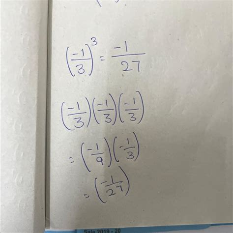 5. Find the value of: (a) (-1/3) power 3 - Brainly.in