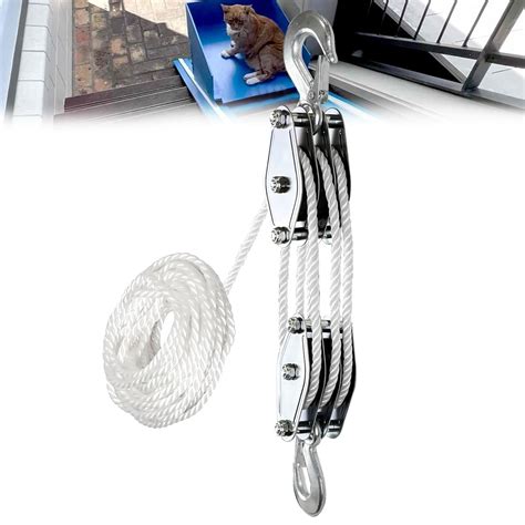 Rope Hoist Pulley System Rope Hoist Authentic Pulley System YATOINTO