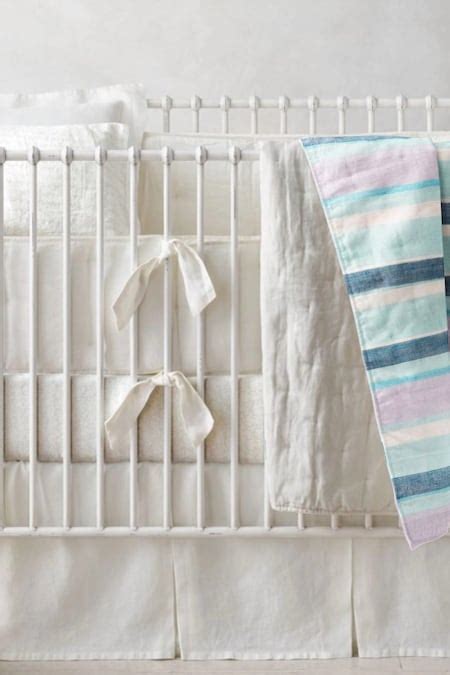 Buy Blue Organic Cotton Stripe Print Baby Quilt by The Baby Atelier ...