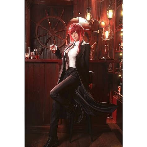 Inspired by Chainsaw Man Makima Anime Cosplay Costumes Japanese Cosplay ...