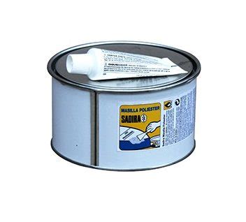 MASILLA POLIESTER "SADIRA" con fibra -180gr ó 1,5kgs | Naval Chicolino
