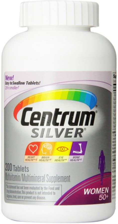 Centrum Silver Women's 50+ Multivitamin, 200 Tablets India | Ubuy