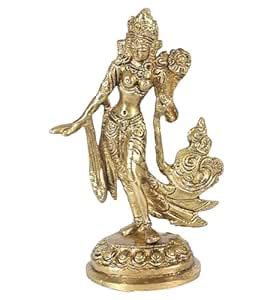 Buy Amazon Brand - Umi Brass Standing Tara Devi Showpiece, 5 Inches ...