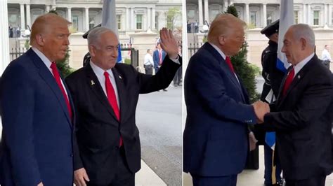 Trump, Netanyahu Meet At White House As Israel Pushes For Tariff Relief ...
