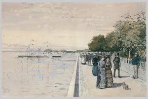 Esplanade, Dunkerque (The Beach at Dunkirk), 1893 Fine Art Print - Art ...