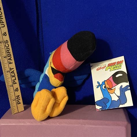 Kellogg's TOUCAN SAM Froot Loops Advertising Bird Beanie Breakfast ...