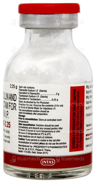 Pipzar 2000/250 Mg Injection: Uses, Side Effects, Price & Substitutes