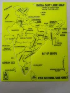 AISH INDIA MAP STENCIL AR001 India map stencil Stencil Price in India ...