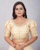 Buy Cream Blouses for Women by LEELA FASHION WOMEN'S CLOTHING Online ...