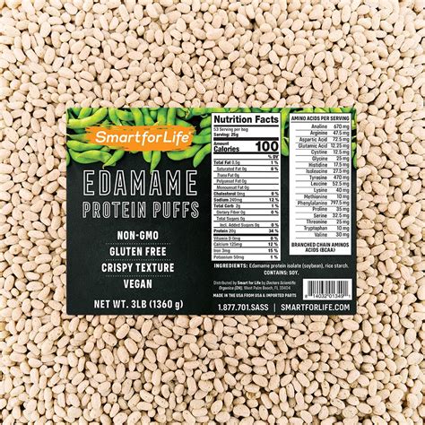 Buy Smart for Life Soy Protein Puffs from Edamame - High Protein Zero ...
