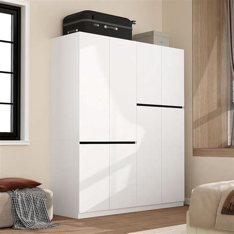 Wakefit Armoire Wardrobe Closet with 4 Doors: Wooden Armoire India | Ubuy