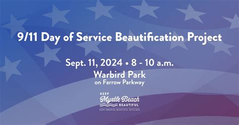 911 Day of Service Beautification Project, Warbird Park, Myrtle Beach ...