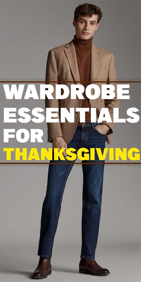 Stylish Men’s Outfits for a Perfect Thanksgiving Celebration