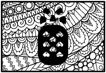 188 Tropical Unit Coloring Pages, Tropical Unit Stain Glass Art school ...