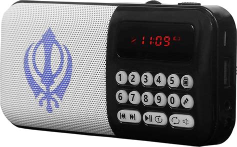 Nitnem & Banis Mini Gurbani Portable Radio with FM/AM/AUX/Sd Card ...