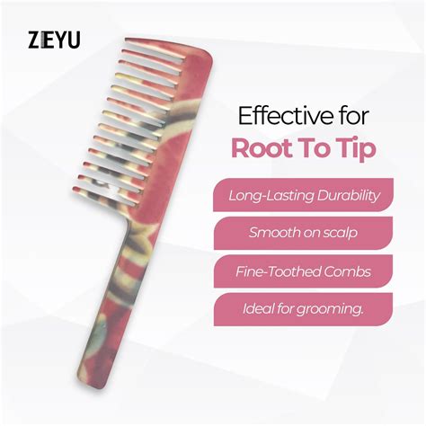 Buy ZEYU Multipurpose Detangling Hair Comb Set - Set Of 3 Online