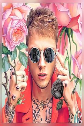 Machine Gun Kelly Mgk Rapper Actor Musician X Matte Finish Poster Paper ...