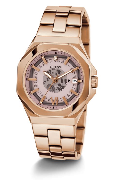 Guess Empress Rose gold Round Dial Quartz Women Watch - GW0551L3 - At ...