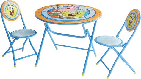 Amazon.com: Idea Nuova Spongebob Round Table and Chair Set : Home & Kitchen