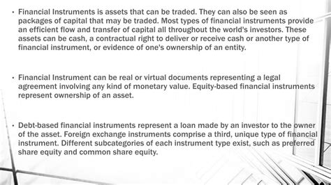 Image result for Financial instrument Examples
