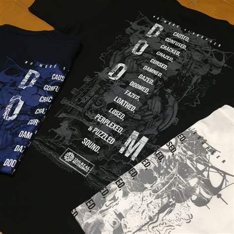 N//M//S Tshirt / navy | DOOM OFFICIAL MERCH STORE
