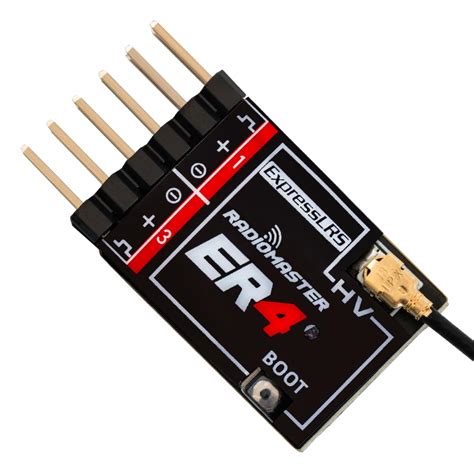 Radiomaster ER4 PWM Mini Receiver 2.4G 4CH 10mw ExpressLRS Support ...