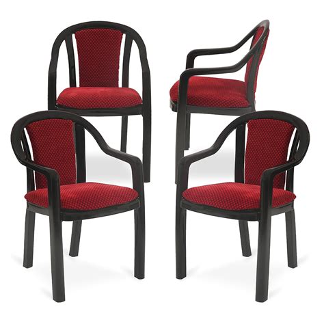 Supreme chairs Ornate Lacquered Finish Plastic Desk Armchair with ...