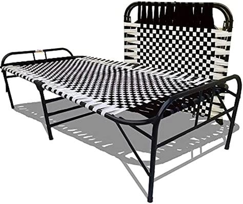 LUSTER 1 Year Warranty Portable Single Folding Bed Space Saving Heavy ...