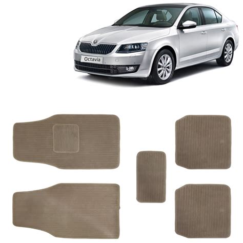 Kingsway Carpet Style Universal Car Mats for Skoda Octavia, 2013-2018 ...