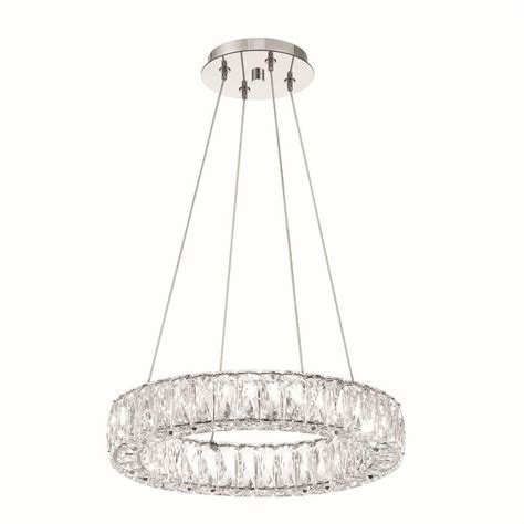 Crystorama Lighting - ED3541801CH - Kinsley - 27W 1 LED Chandelier-3 ...