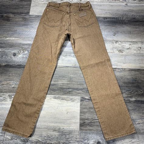 Wrangler Men's Brown Jeans | Depop