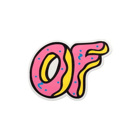 Odd Future - OF LOGO STICKER - Odd Future OFWGKTA