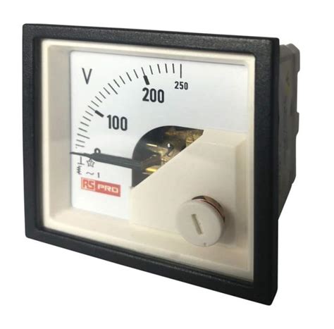 RS PRO | RS PRO Analogue Voltmeter AC, Analogue Display 0.01 | 186-2430 ...