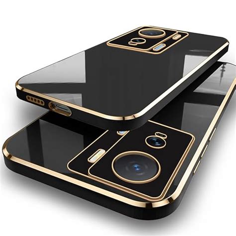 TheGiftKart TPU Luxurious Golden-Plated Back Cover Case for Iqoo Z7|Z7S ...