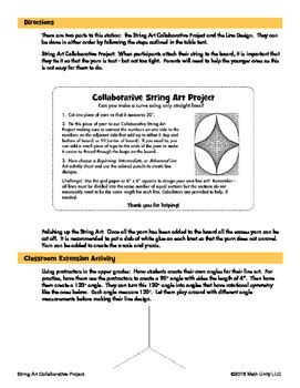 Image result for Math String Art Project