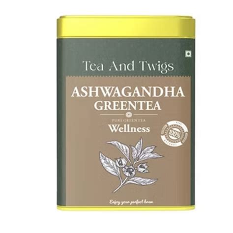 Ashwagandha Green Tea- 15 Tea Bags – Medhavi SuperFoods