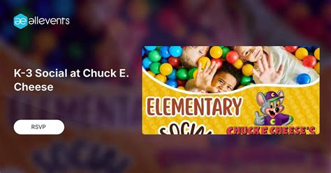 K-3 Social at Chuck E. Cheese, Chuck E. Cheese (401 W Louis Henna Blvd ...