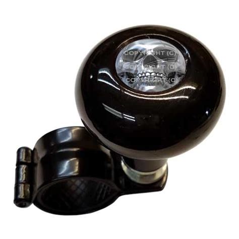 Buy TRICKTOPPERS Gloss Black Aluminum Steering Wheel Spinner Suicide ...
