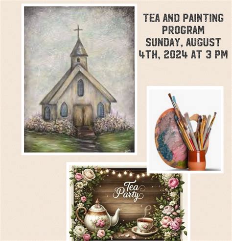 PAINTING AND TEA, 2312 Murchison Road, Fayetteville, NC, 4 August 2024 ...