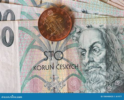 Czech Koruna Notes, Czech Republic Stock Image - Image of banknote, note: 106948435