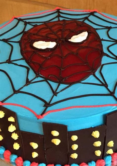 Spider man cake Recipe by Happy Luthra - Cookpad